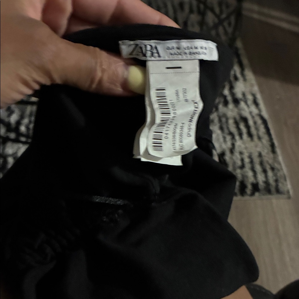 Zara Black Top with Branded Tag